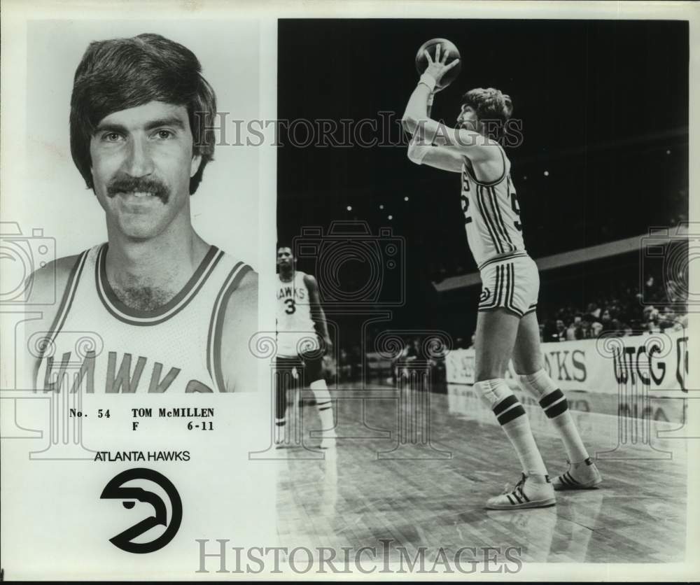 Press Photo Atlanta Hawks basketball player Tom McMillen - sas18033- Historic Images