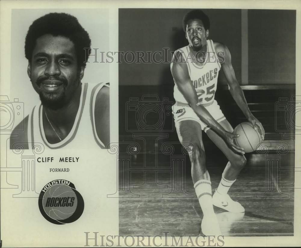 Press Photo Houston Rockets basketball player Cliff Meely - sas18045- Historic Images