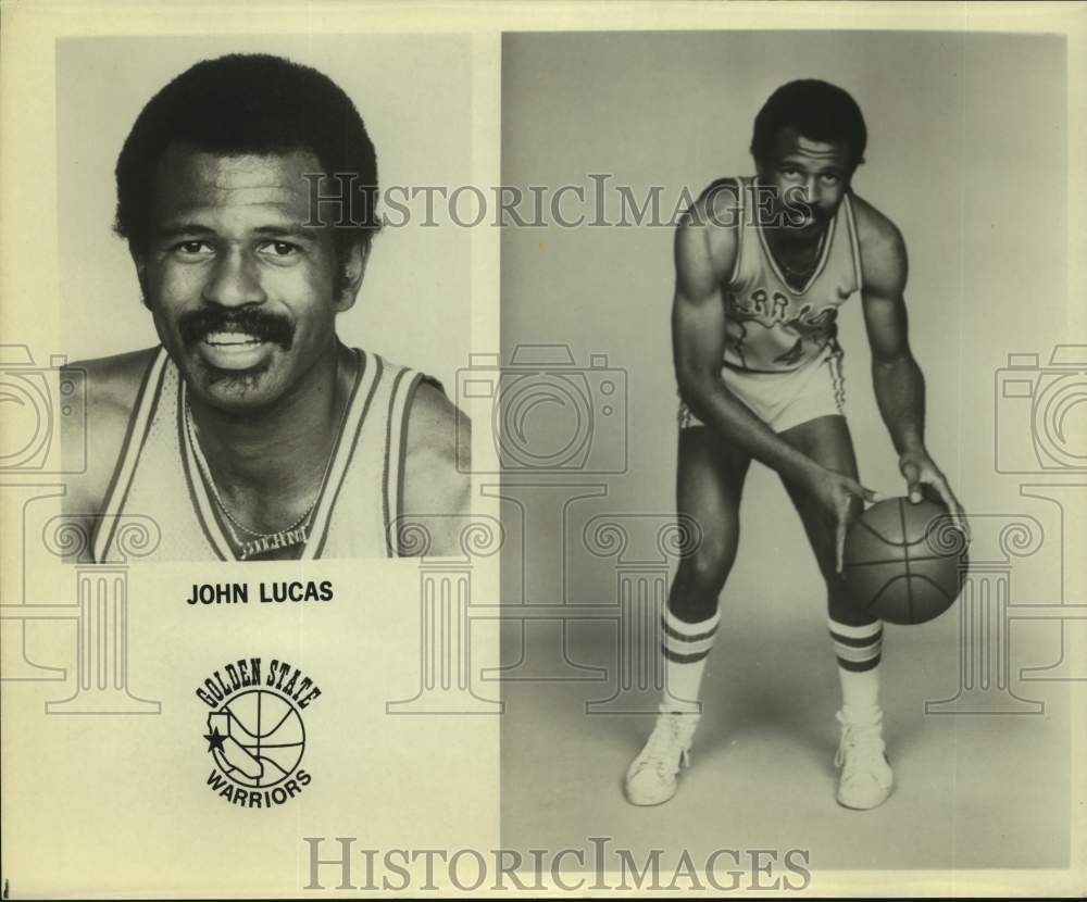 Press Photo Golden State Warriors basketball player John Lucas - sas18130- Historic Images