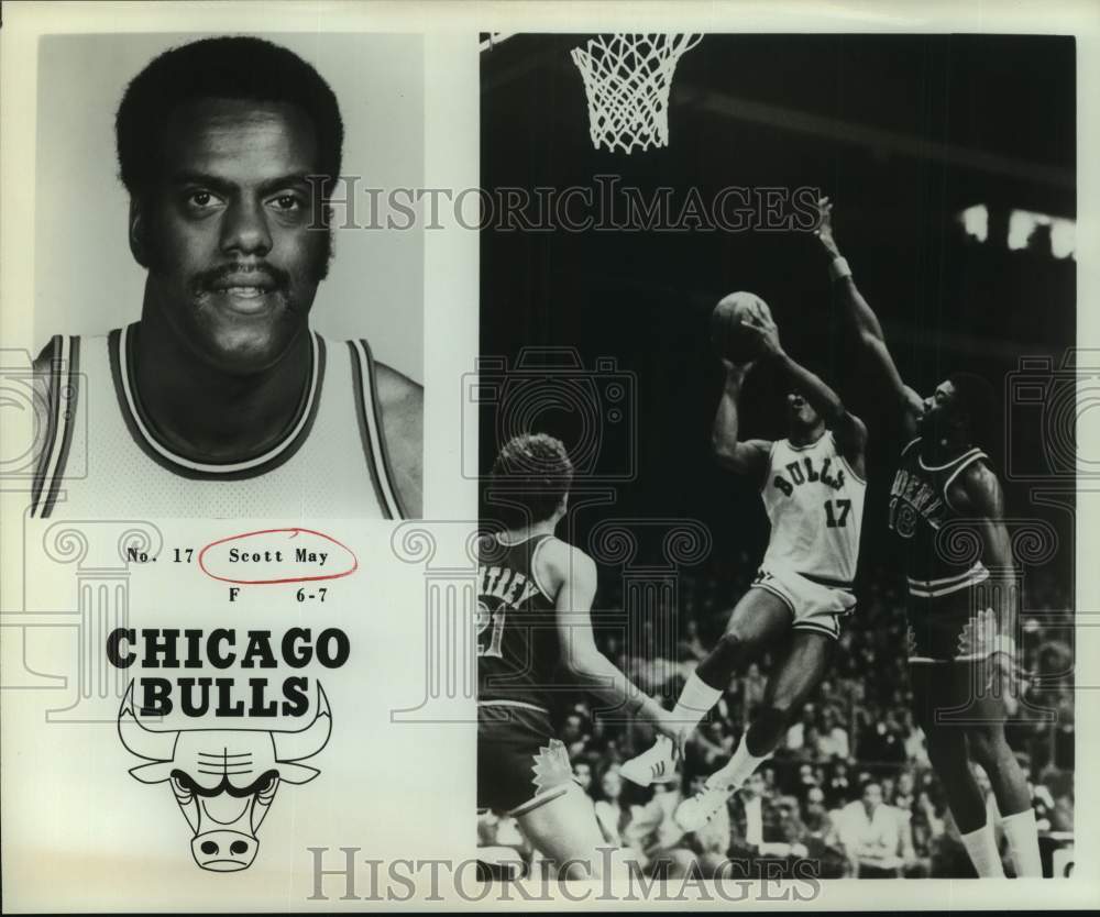 Press Photo Chicago Bulls basketball player Scott May - sas18157- Historic Images