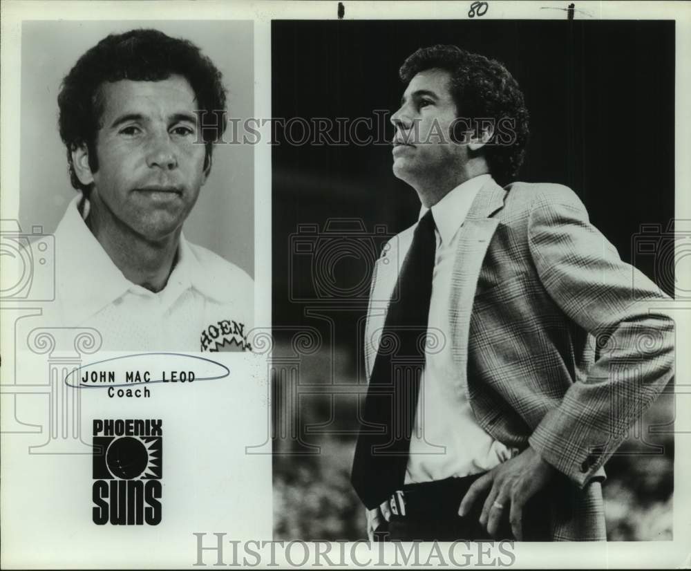 1980 Press Photo Phoenix Suns basketball coach John MacLeod - sas18189- Historic Images