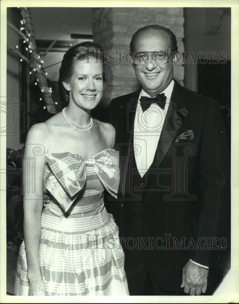 1990 Press Photo Trish and Dr. Leo Cuello, Dominican Republic Independence party- Historic Images