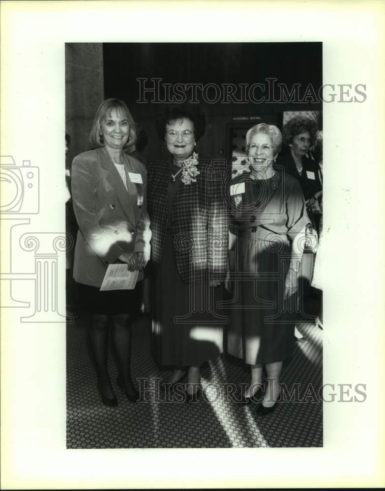 1991 Press Photo "Salute to Lila" Cockrell reception attendees - sas18542- Historic Images