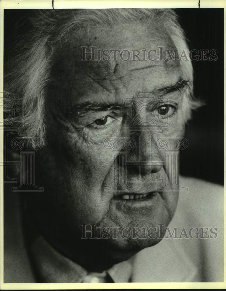 1987 Press Photo Former Texas governor John Connally - sas18625- Historic Images