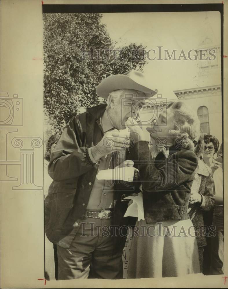 1979 Press Photo Former Texas governor John Connally and wife - sas18631- Historic Images