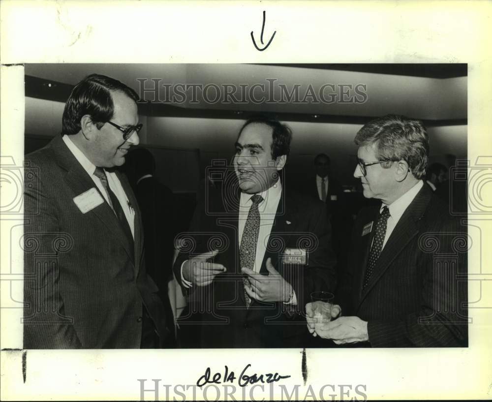 1987 Press Photo John LeFlore, Mike De La Garza &amp; Thomas Williamson - sas19155- Historic Images