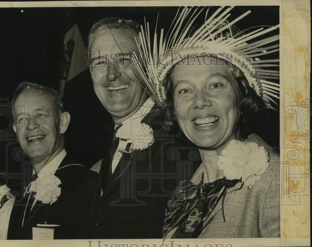 1964 Press Photo Texas Governor &amp; Mrs. John Connally &amp; Florida Governor Bryant- Historic Images