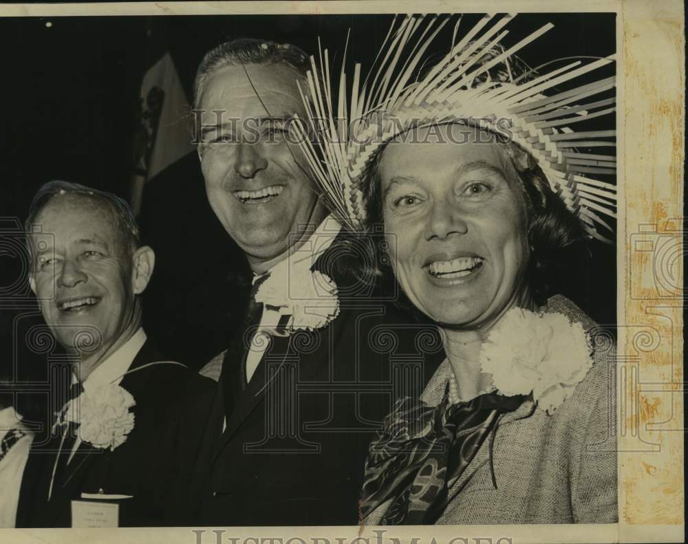 1964 Press Photo Texas Governor & Mrs. John Connally & Florida Governor Bryant- Historic Images