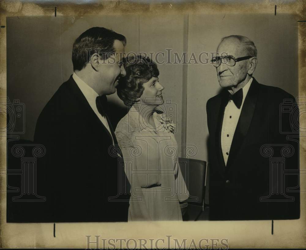 1979 Press Photo Dr. &amp; Mrs. Ronald K. Calgaard &amp; Dr. Andrew Cowles - sas19320- Historic Images