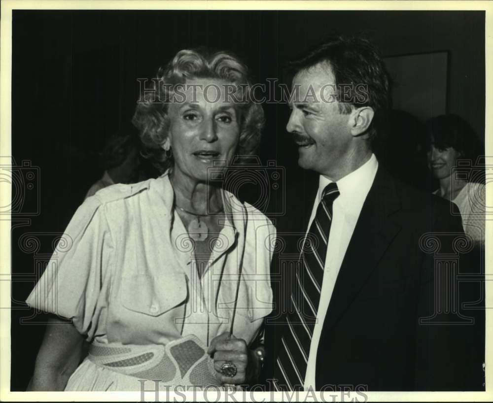 1983 Press Photo Barbara Condos & Mike Casey, San Antonio Performing Arts- Historic Images