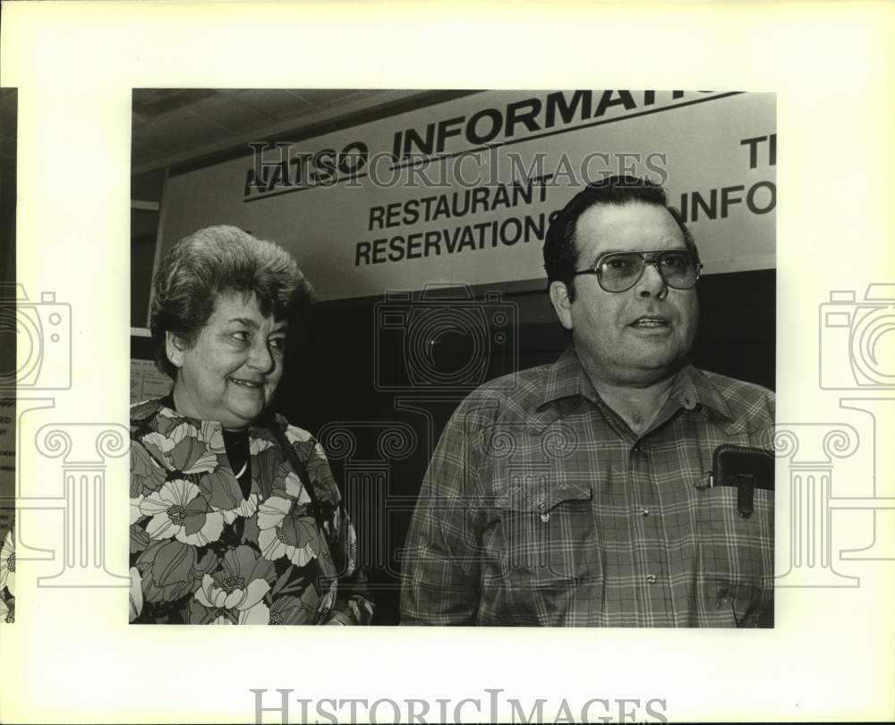 1989 Press Photo National Association of Truck Stop Owners Philip &amp; Pearl Conner- Historic Images