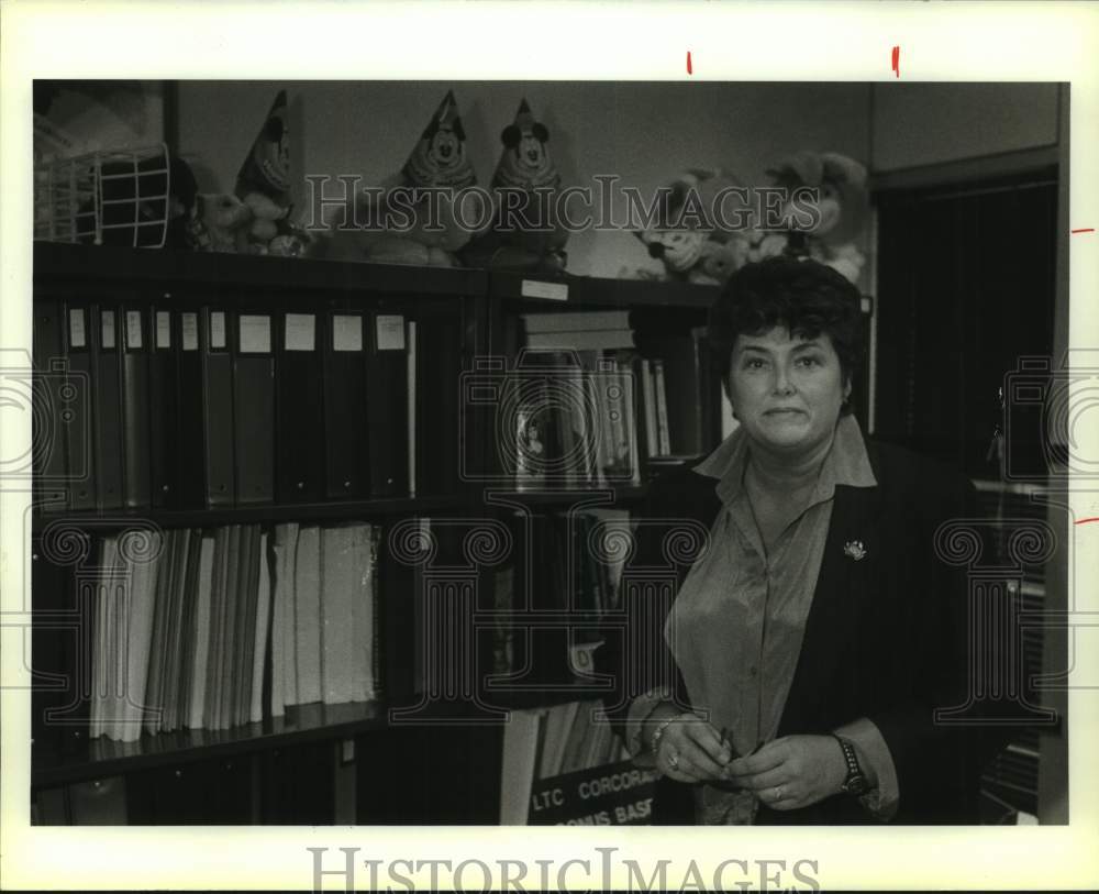 1988 Press Photo Lieutenant Colonel Diane Corcocan at Fort Sam Houston- Historic Images