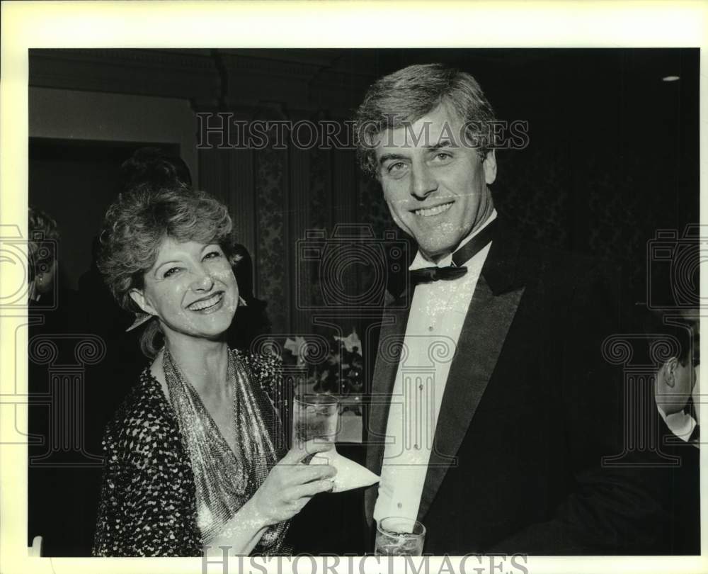 1986 Press Photo Susan Wenniger &amp; Jack Collins at San Antonio Country Club- Historic Images