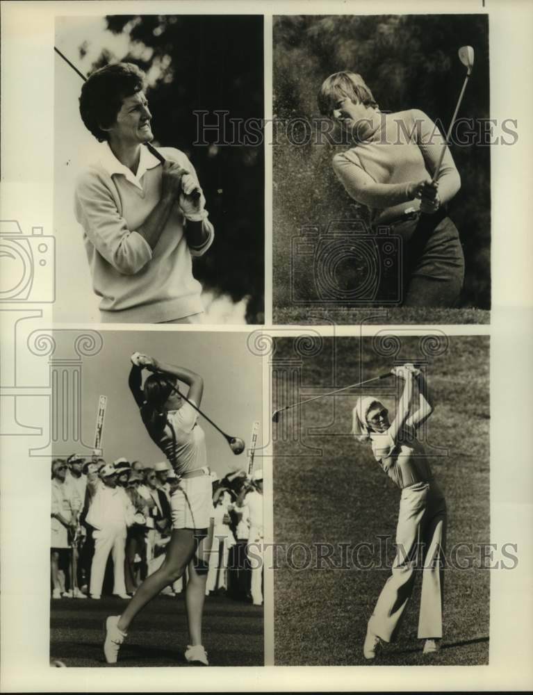1978 Press Photo Top 4 Money Winners, Ladies Professional Golf Association- Historic Images