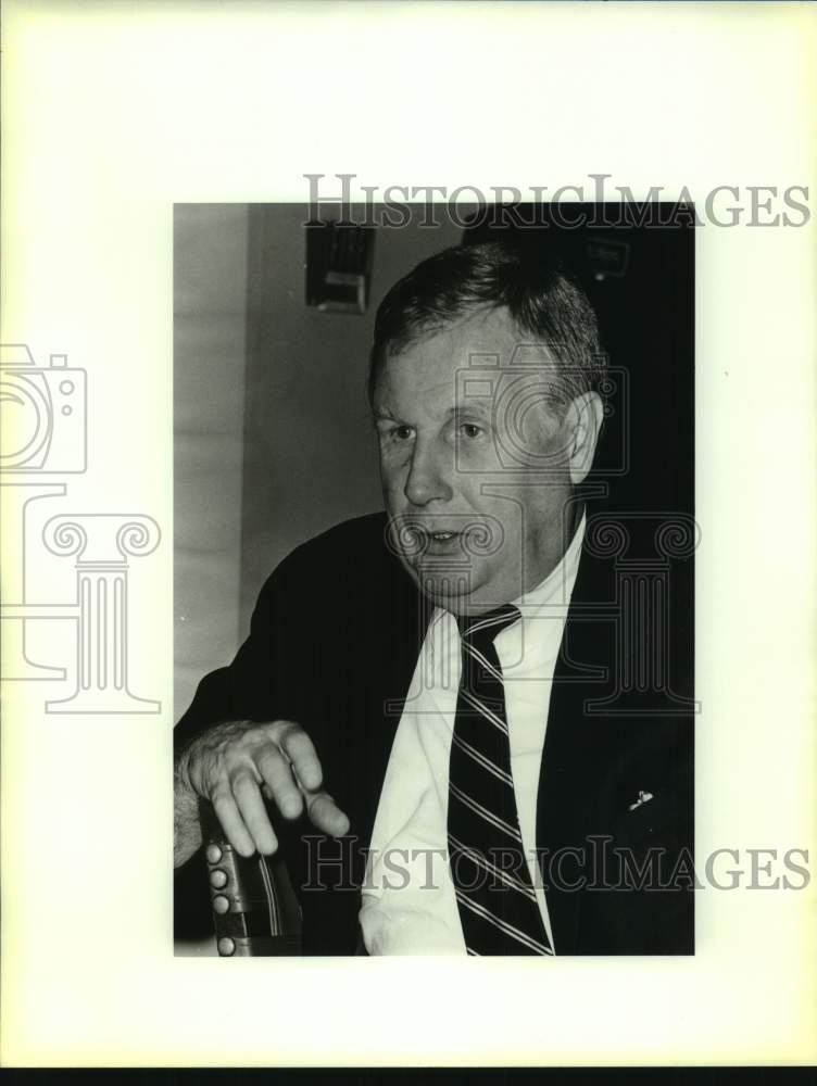 Press Photo Houston Astros Baseball President & General Manager Dick Wagner- Historic Images