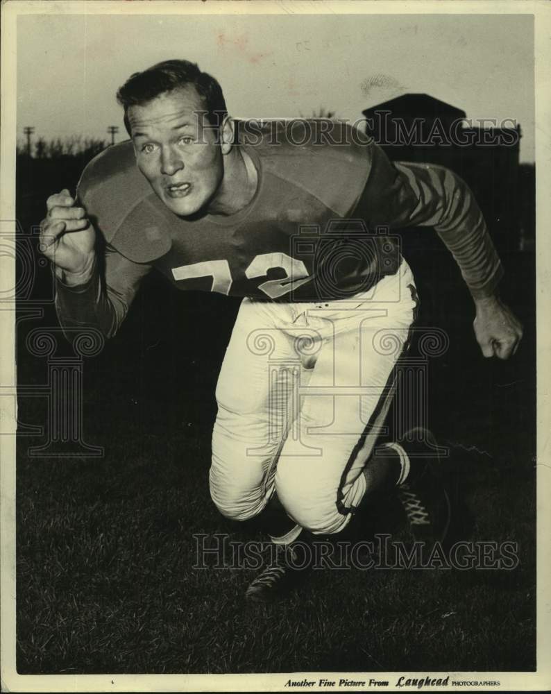 1954 Press Photo University of Texas Football Guard Ben Woodson - sas19806- Historic Images