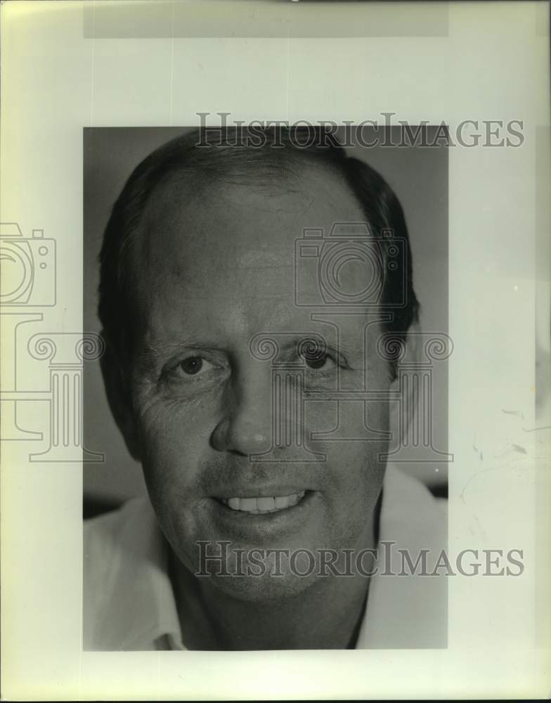 1988 Press Photo Churchill High School Football Coach Jerry Turnbow - sas19936- Historic Images