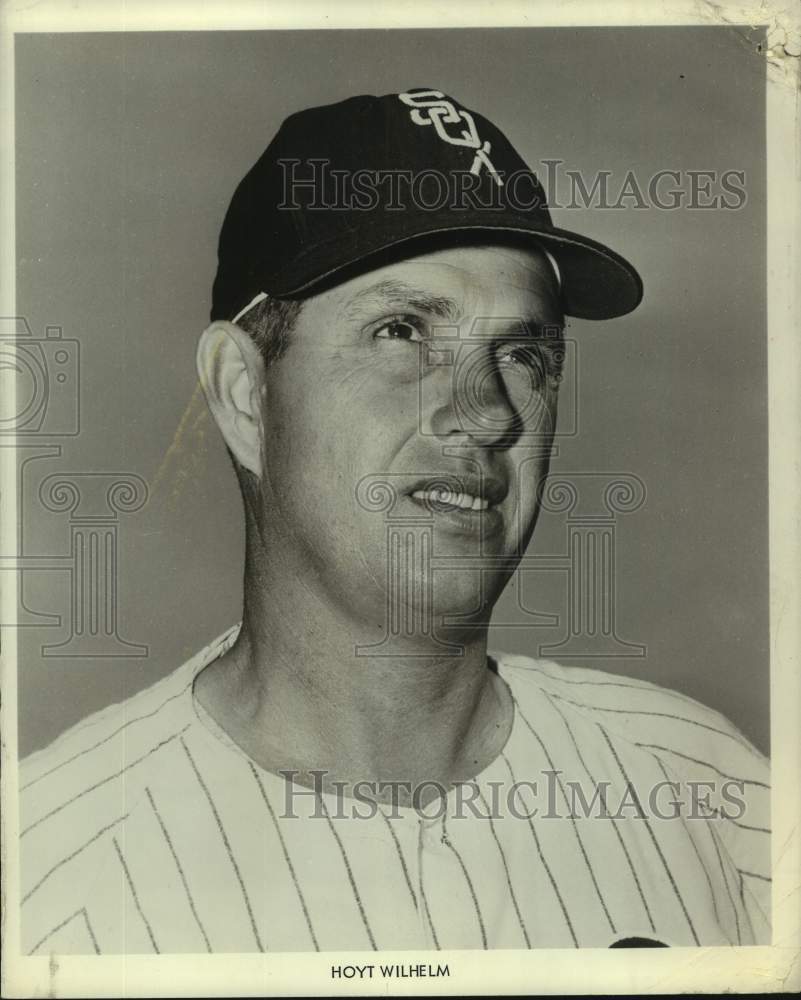 Press Photo Chicago White Sox Baseball Player Hoyt Wilhelm - sas19998- Historic Images