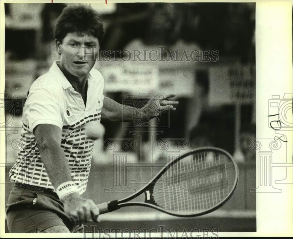1986 Press Photo Tennis Player Kim Warwick In Men's Doubles Match - sas20037- Historic Images