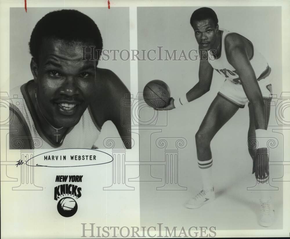 1979 Press Photo New York Knicks Basketball Player Marvin Webster - sas20184- Historic Images