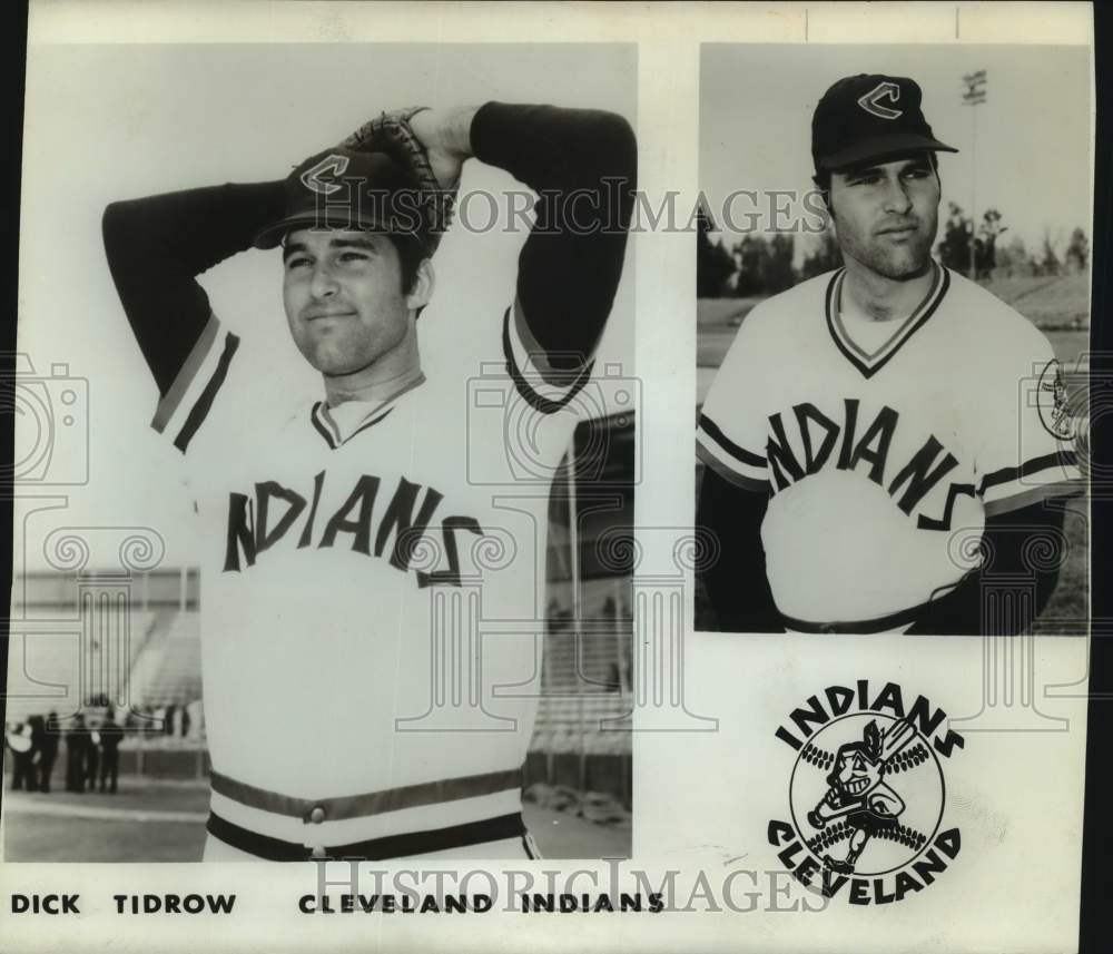 Press Photo Cleveland Indians Baseball Player Dick Tidrow - sas20210- Historic Images