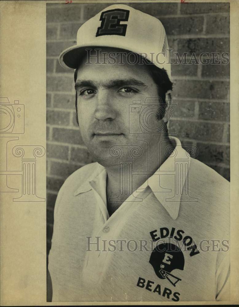 1981 Press Photo Edison High Football Coach Greg Williams - sas20736- Historic Images