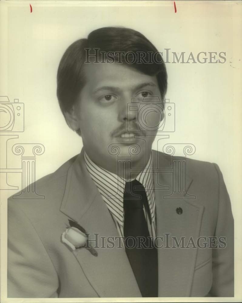 1974 Press Photo Frost National Bank Officer Allen L. Cournyer - sas21136- Historic Images