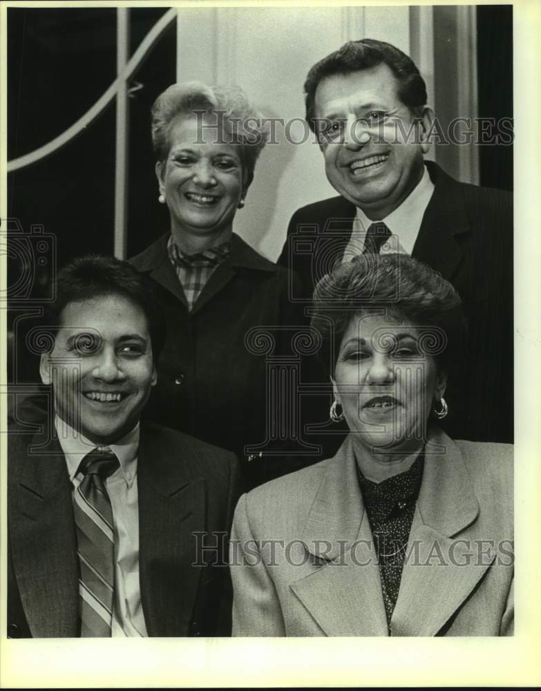 1988 Press Photo Joyce &amp; Arthur O&#39;Krent &amp; Perry &amp; Shirlen Cohn at St. Anthony- Historic Images