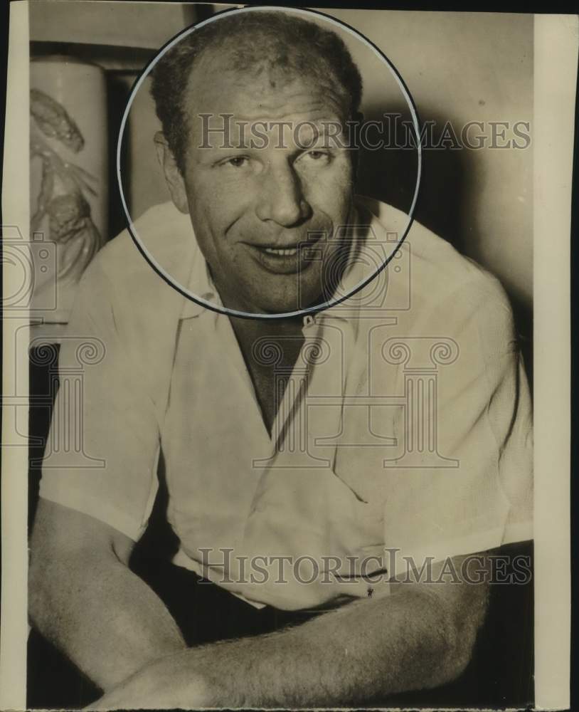 1953 Press Photo St. Louis Browns Baseball Team Owner Bill Veeck - sas21653- Historic Images