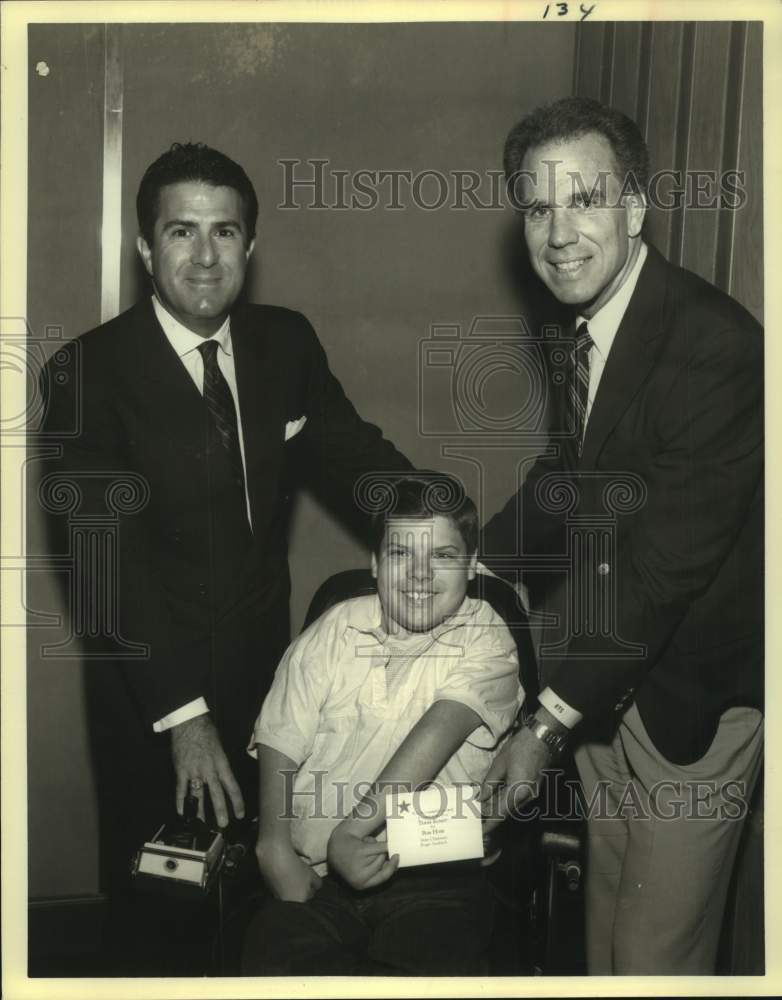 Press Photo Houston CEO, Dallas Student; & Former Dallas Cowboy Football Player- Historic Images