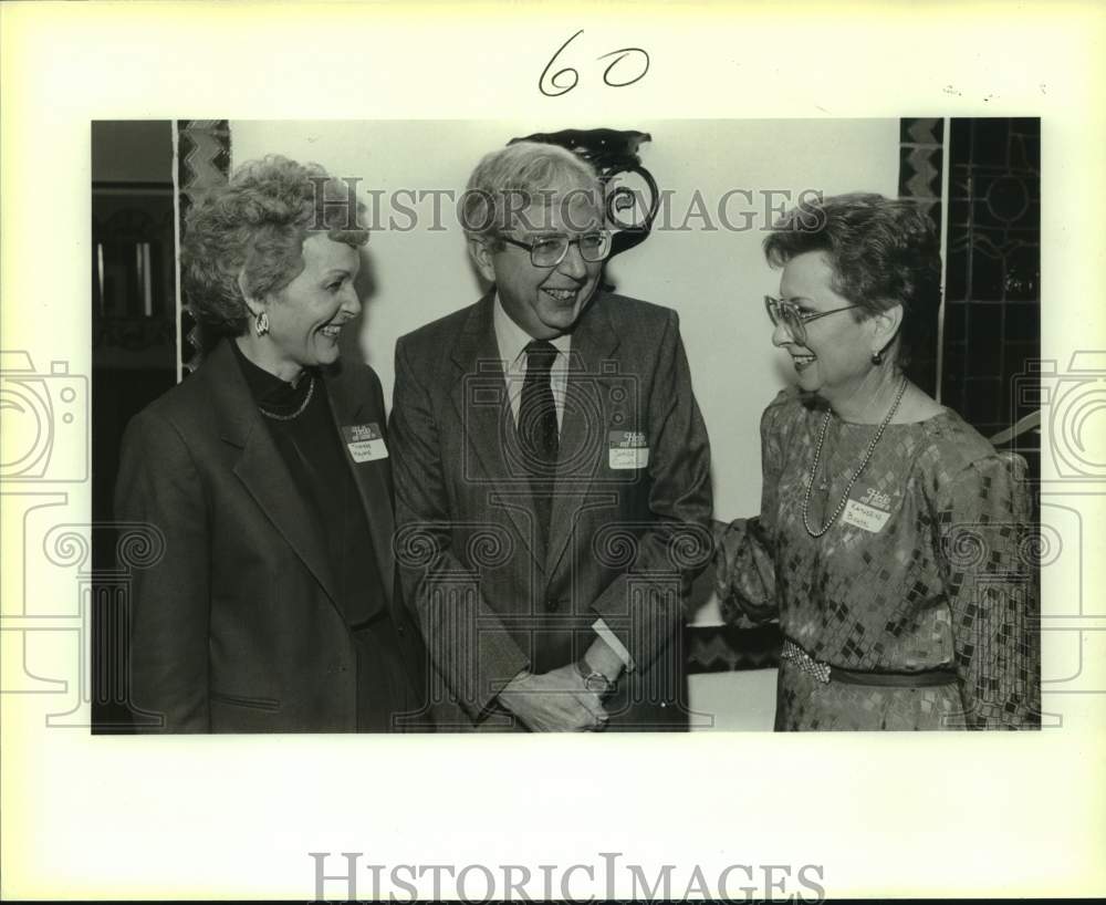 1987 Press Photo Visiting Nurses Association Members at Ft. Sam Houston Club- Historic Images