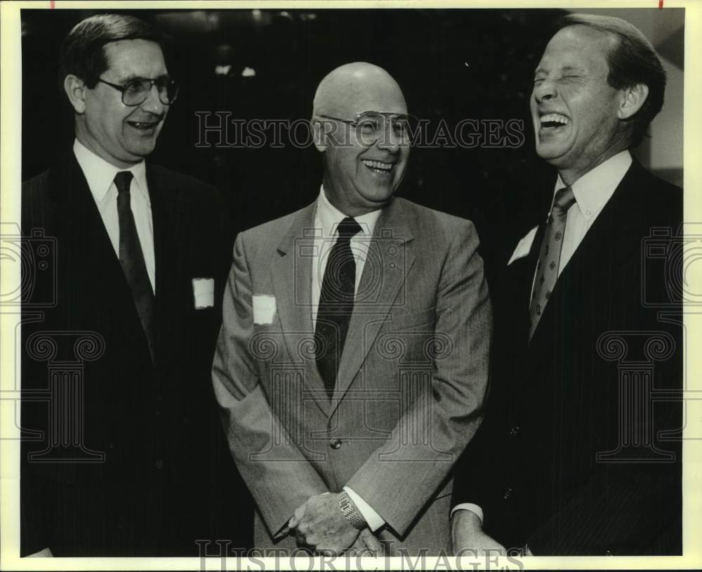 1987 Press Photo YMCA Officials & Award Winner at Dinner - sas21981- Historic Images