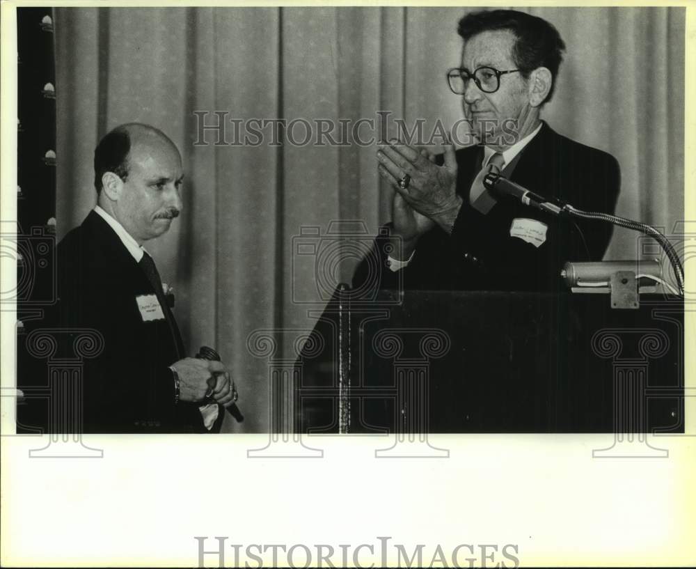 1988 Press Photo Bexar County Medical Society Event Attendees, St. Anthony Hotel- Historic Images