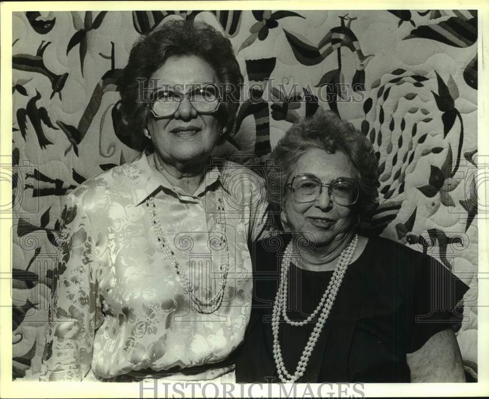 1989 Press Photo San Antonio Chapter of Hadassah Members at Youth Aliyah Tea- Historic Images