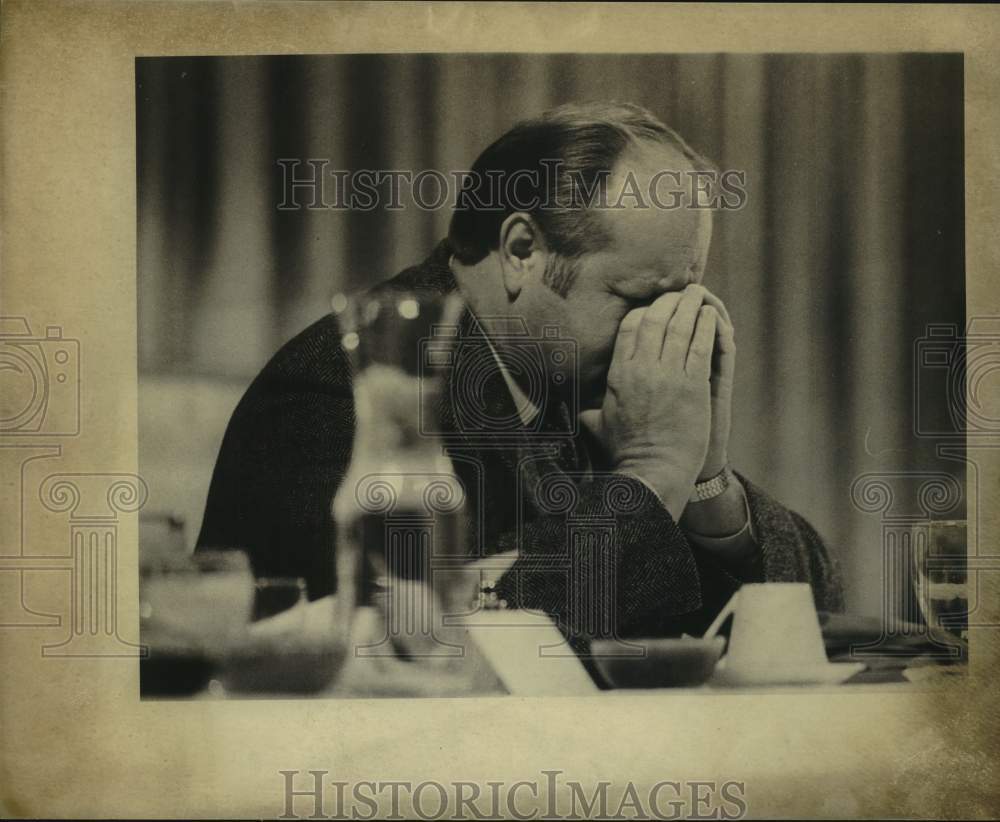 1982 Press Photo Reverend Kenneth Coffee at Mayor Prayer Breakfast, San Antonio- Historic Images