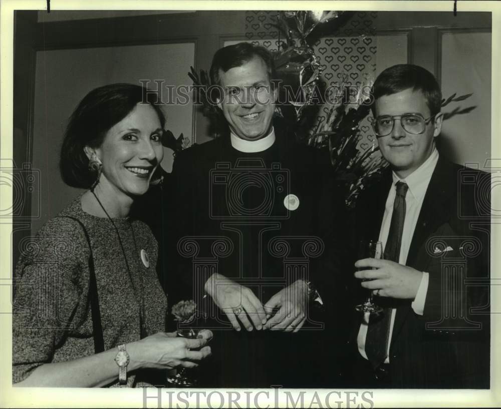 1989 Press Photo HEART Strings Reception Attendees - sas22229- Historic Images