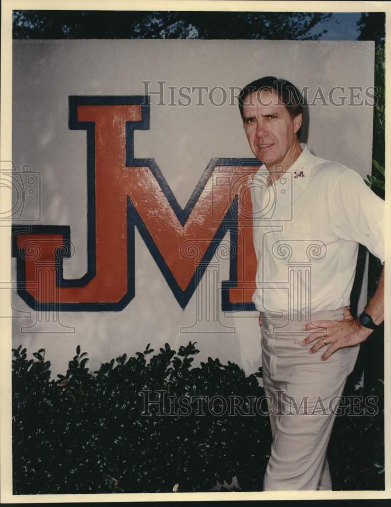 Press Photo James Madison High School Football Coach Jim Streely - sas22691- Historic Images