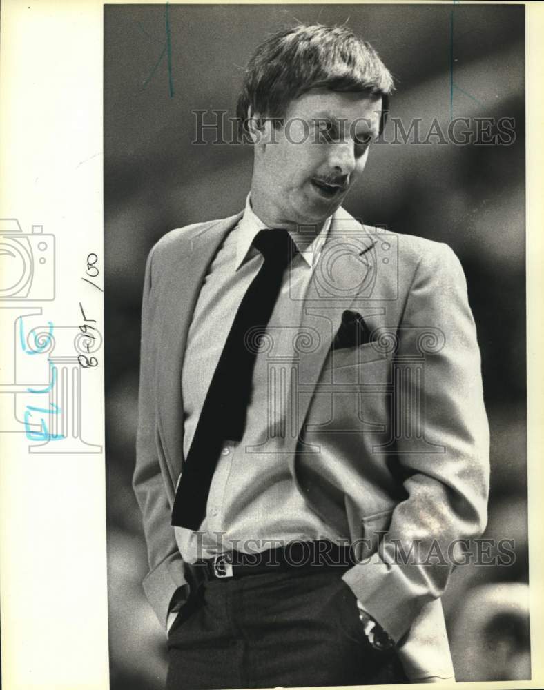 1984 Press Photo Cleveland Cavaliers Basketball Tom Nissalke - sas22748- Historic Images