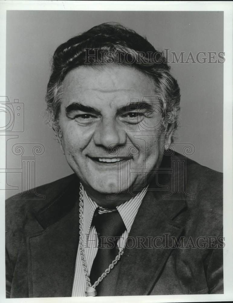 Press Photo CBS Sports Analyst Jimmy "The Greek" Snyder - sas22757- Historic Images
