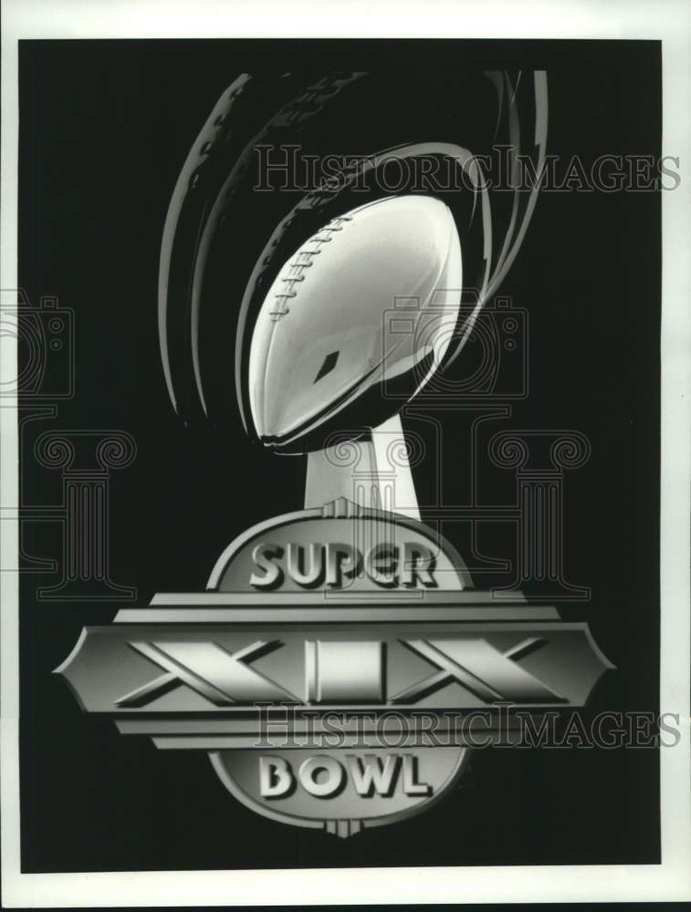 1984 Press Photo ABC Sports Advertises National Football League Super Bowl XIX- Historic Images