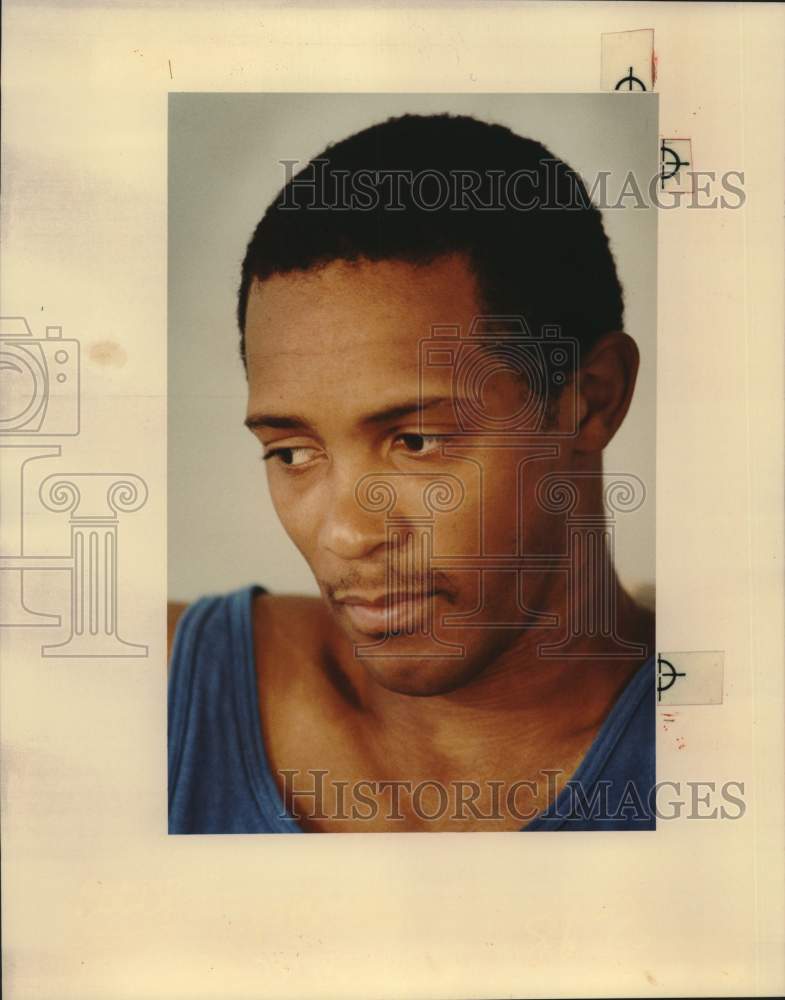 1989 Press Photo San Antonio Spurs Basketball Player Alvin Robinson - sas22938- Historic Images