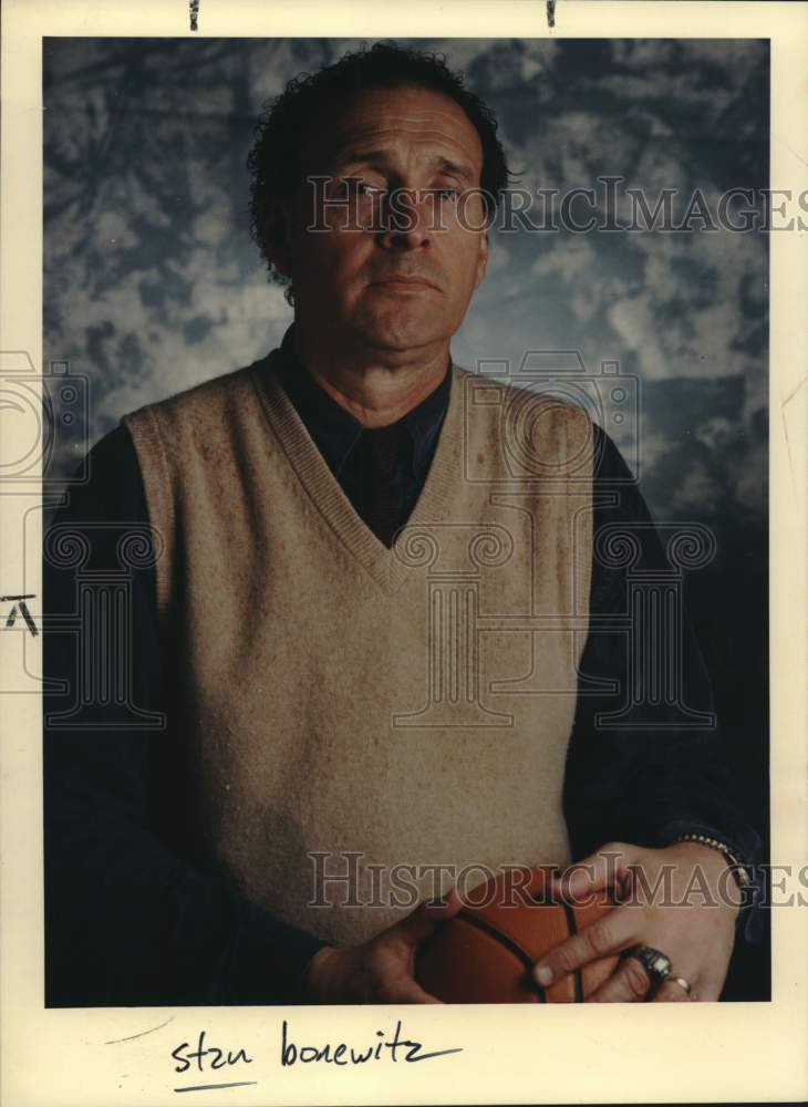 1994 Press Photo San Antonio High School Boys Basketball Coach Stan Bonewitz- Historic Images