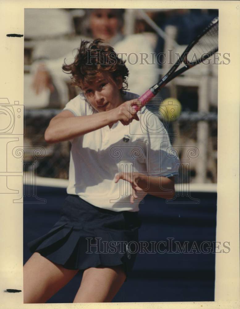 1988 Press Photo Tennis Player Natalia Zuereva at US Hardcourt Championships- Historic Images