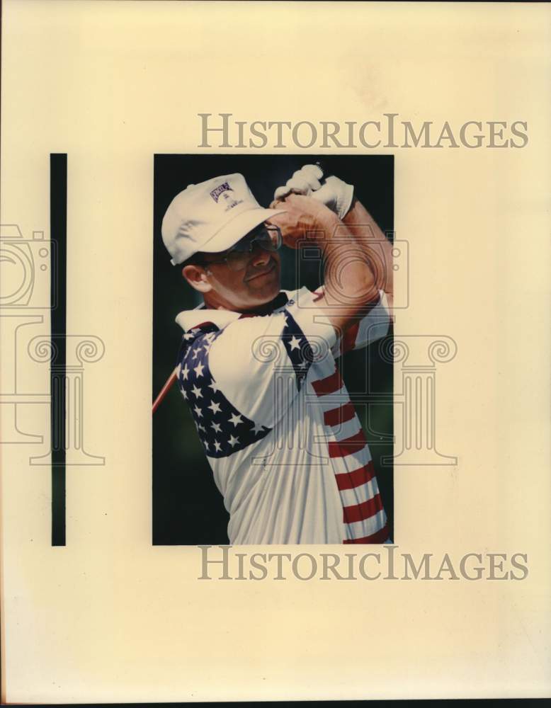 1992 Press Photo Golfer Bruce Benner at City Amateur Tournament, Willow Springs- Historic Images