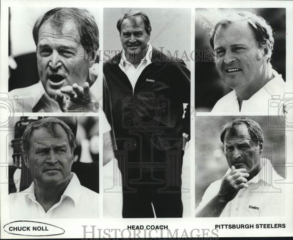 Press Photo Pittsburgh Steelers Head Football Coach Chuck Noll - sas23214- Historic Images