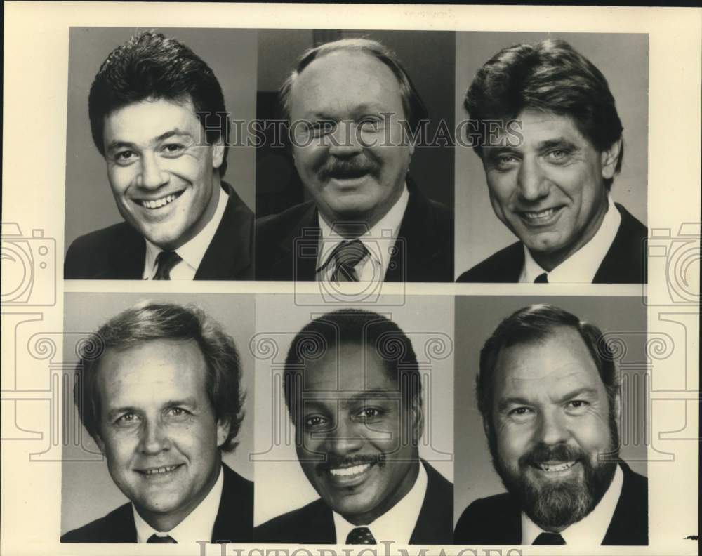 1988 Press Photo NBC Sports National Football League Analyst Portraits- Historic Images