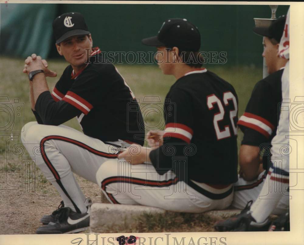 1988 Press Photo Churchill High School Baseball Mark Horak - sas23344- Historic Images