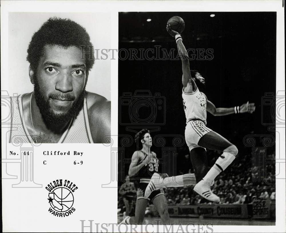 Press Photo Golden State Warriors Basketball Player Clifford Ray - sas23408- Historic Images