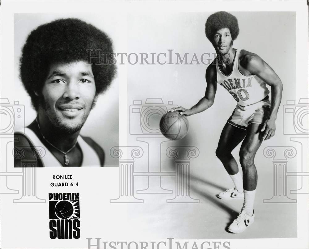 Press Photo Phoenix Suns Basketball Player Ron Lee - sas23410- Historic Images