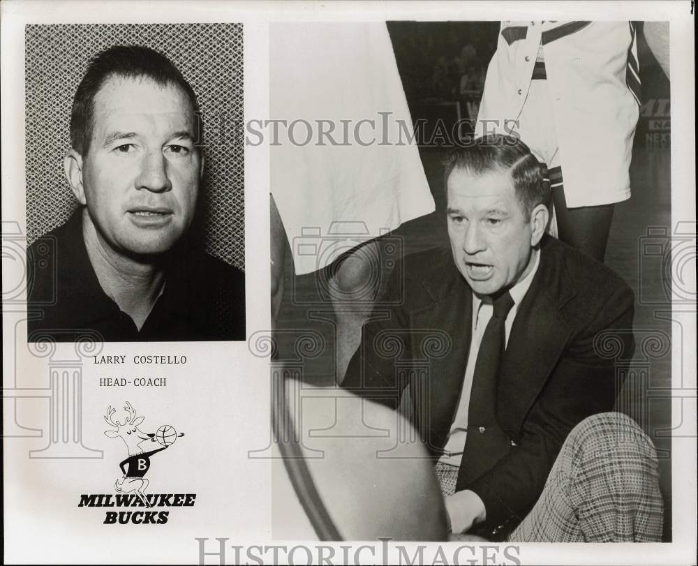 Press Photo Milwaukee Bucks basketball Larry Costello - sas23623- Historic Images